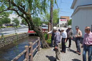 高瀬川サイクリングロード視察