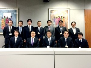 日本大使館訪問
