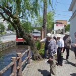 高瀬川サイクリングロード状況視察